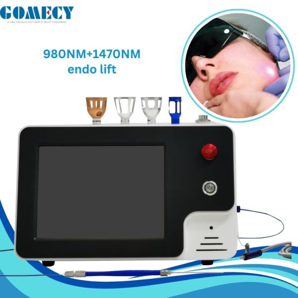 Dual Wavelength 980 1470nm Diode Laser Therapy Device for Face Lift and Spider