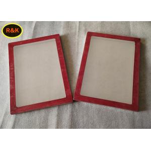 Polishing Silver Aluminium Screen Printing Frames Solvent Resistance 18x20 Inch