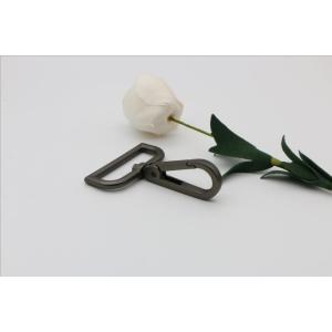 Good quality plating gunmetal color 38.5 mm metal snap hook lanyard for purse