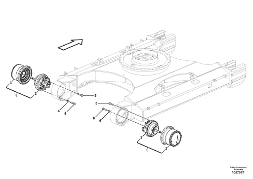 EC350D volvo part scheme