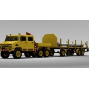 136 KW Transport Semi Trailer Pipeline Repair Vehicle Maintenance Underground