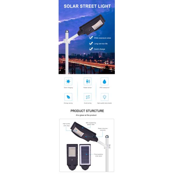 Wall mounting 462pcs Solar Flood Lights For Road 50000 Hours Lifetime