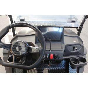 Matte black electric golf truck aluminum alloy rear bucket large screen