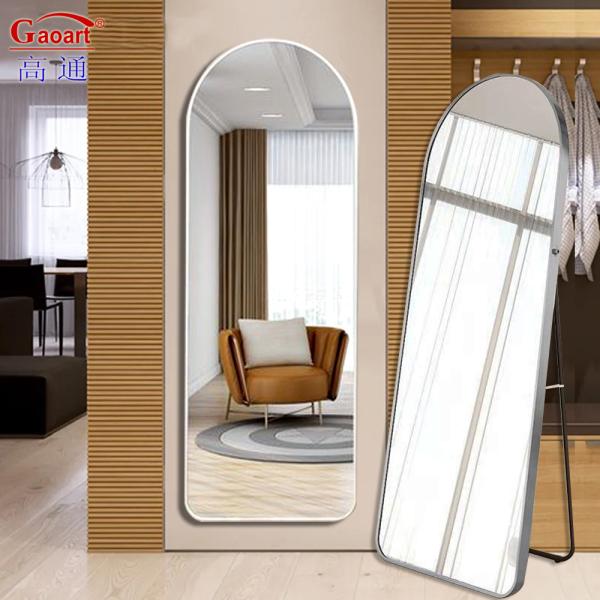 Living Room Silver Shaving Metal Hotel Bathroom Home Decor Beveled Glass Sticker Mirror