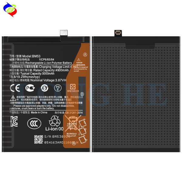 High Capacity BM53 5000mAh Battery for Xiaomi Mi 10T 10T Pro Redmi K30S Mobile Phone