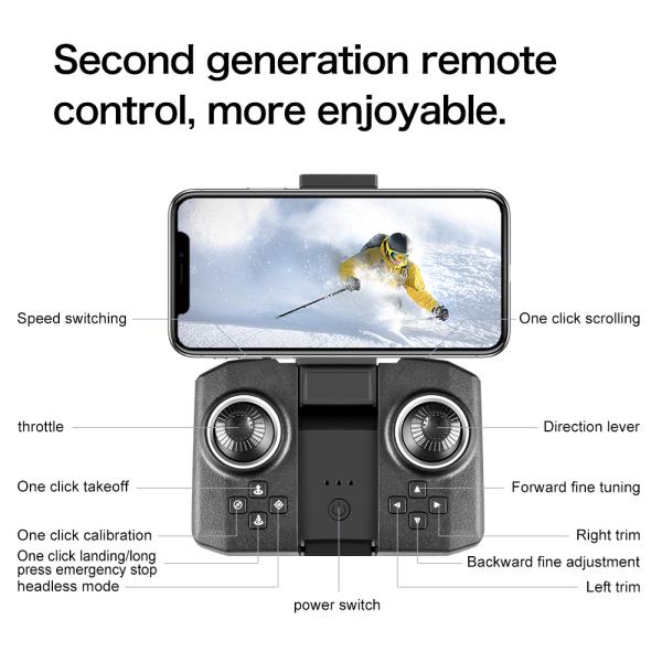 HUGTEC XD1 4k Camera Folding Mini Drone Pro Dual Headless Mode 45 mins Charging Time for Incredible Performance