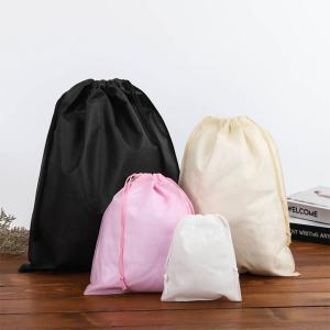 Anti Bacteria Drawstring Non Woven Bag Polypropylene Shrink Resistant
