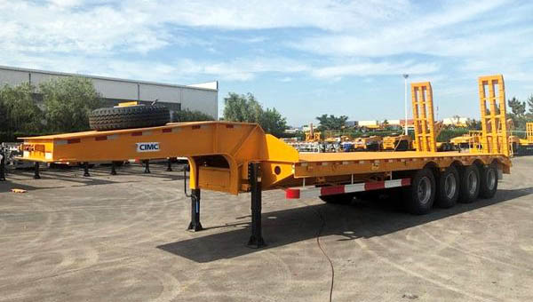 Heavy Haul Trailer | CIMC 4 Axle Excavator Trailer for Sale
