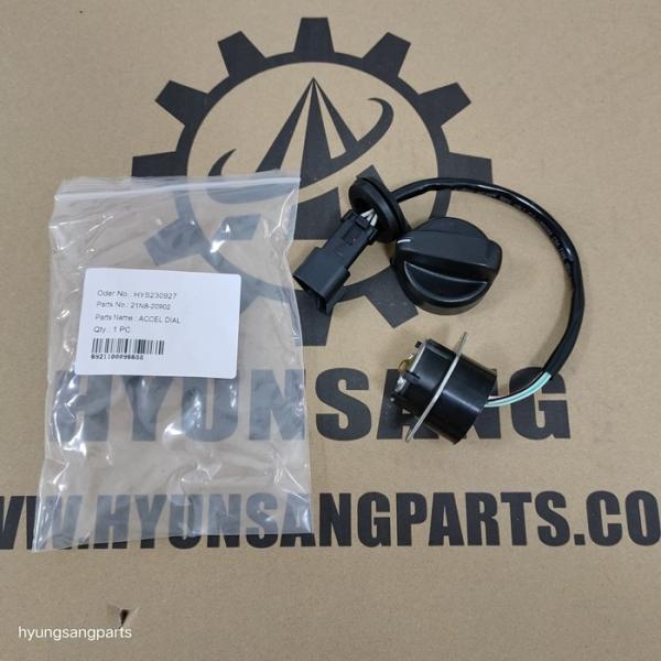 Hyunsang Excavator Spare Parts Accel Dial 21N8-20902 21N820902 For R200W7