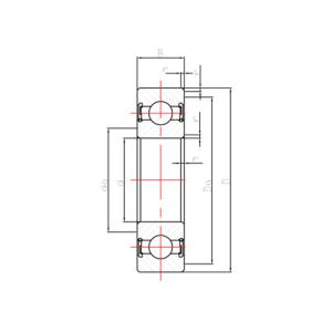 Precision Deep Groove Ball Bearings ( EMQ Bearings ) 623 2RS