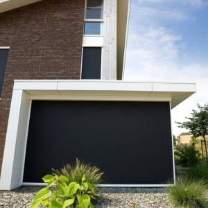 Insect Resistance Motorized Zip Track Outdoor Blinds For Pergola Canopy