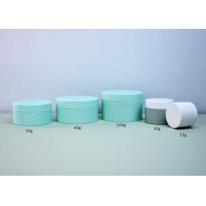 Cylindrical 50ML plastic Cream jar with mono PP or PCR PP availble Empty for