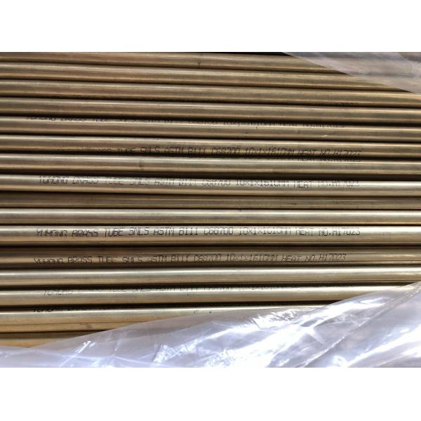 Astm B111 O61 Copper Alloy Tube C44300 C68700 Brass Tube For Heat Exchanger
