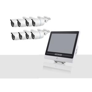 Bullet 8CH Full Hd Poe Nvr Security System 3.5 Inch HDD P2P Service For