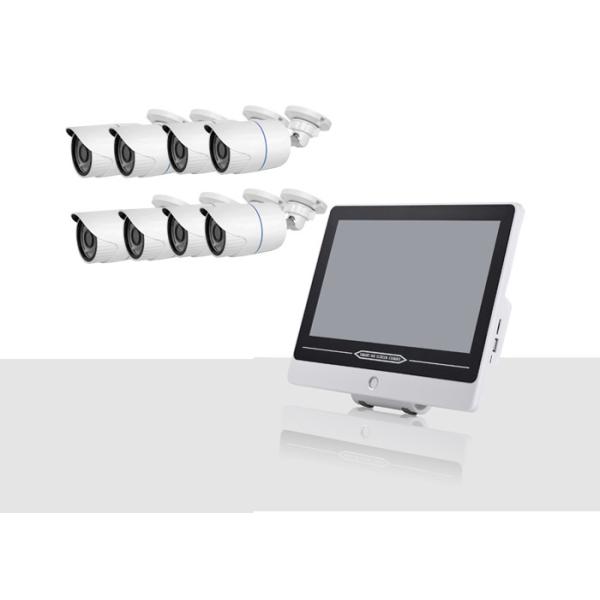 Bullet 8CH Full Hd Poe Nvr Security System 3.5 Inch HDD P2P Service For