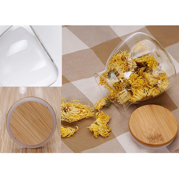 Tea Candy Wide Mouth Glass Jars , Airtight Glass Jars Wide Mouth