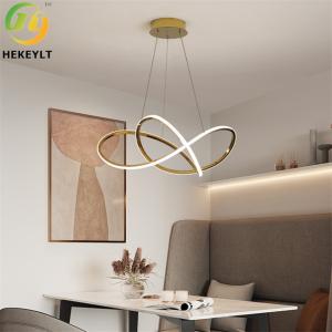 Stainless Steel Clover Art Chandelier Nordic Modern LED Pendant