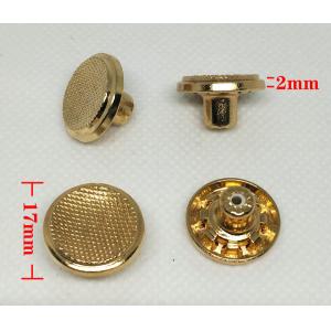 metal sewing jeans button custom logo metal buttons light gold