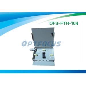 4 Core 2 Holes Cable Ports Termination Box Fiber 0.25 kg Φ5 Φ10 Wall Type