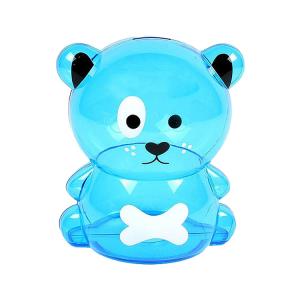 Custom Pink Plastic Transparent Piggy Bank Money Box