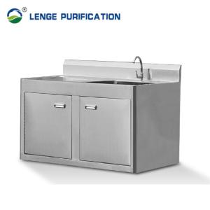 304 Grade Stainless Steel Wash Basin Sink With Tap For Clean Room