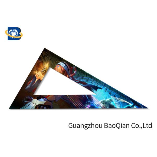 School Students Kids Custom Printed Rulers Stationery Set Food Grade 3D Lenticular Sheet