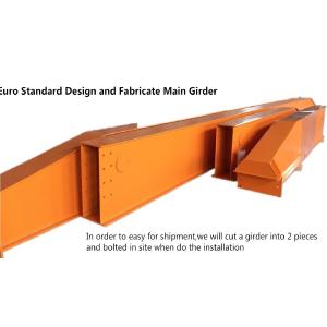 QD20t-22m Double Girder Overhead Cranes Travelling with Sturdy Cylindrical