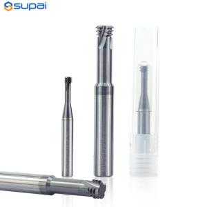 M1 - M12 Metric Thread End Mill Tungsten Carbide Router Bit For Metal Aluminum