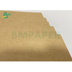 Folding Resistance Virgin Brown Kraft Paper With 100% Wood pulp