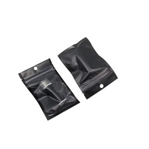 Matte plastic zipper bag foil charger/USB/phone case bag