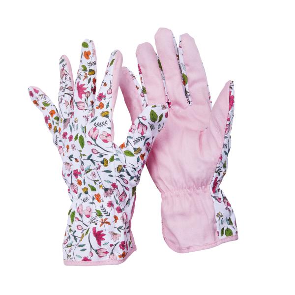 Elastic Cuff Gardening Cotton Work Gloves for Superior Comfort and Durability