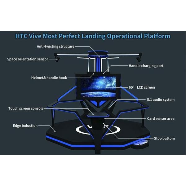 Electric motion ride HTC Vive VR space walk 9d motion ride truck mobile 9d cinema