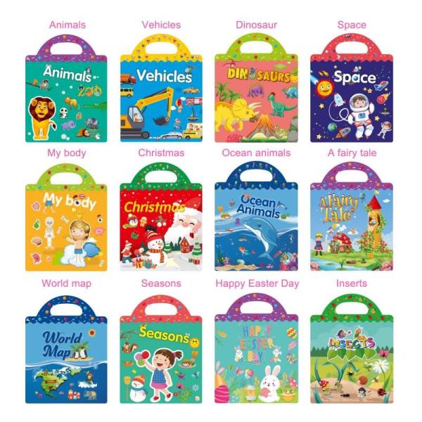 Buy Removable Toddler Sticker Books Educational Learning Toys Children Sticker Book at wholesale prices