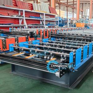 Hydraulic Automatic Cut-Off Roofing Sheet Roll Forming Machine