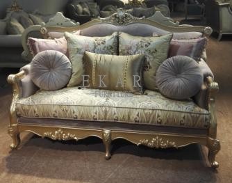 Buy Wooden Model Luxury Royal Set Living Room Furniture Sofa at wholesale prices