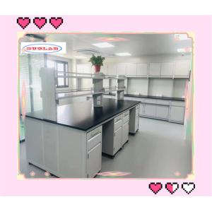 Adjustable Glass Shelf Lab Workbenches With Multi Functional Socket