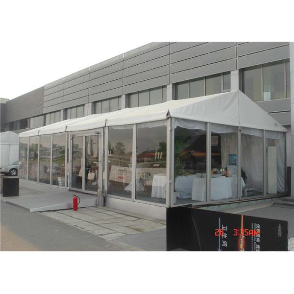 Aluminum Alloy 15m Width Small Glass Wall Marquee Event Banquet Tents