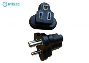 Quality South Africa Male Plug To Usa Nema 5-15r Adapter Three Hole Socket For Industrial Power for sale