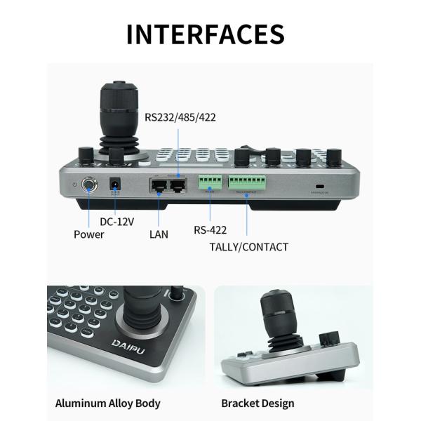 DAIPU Customize IP Streaming Camera PTZ Controller for Simultaneous Interpretation