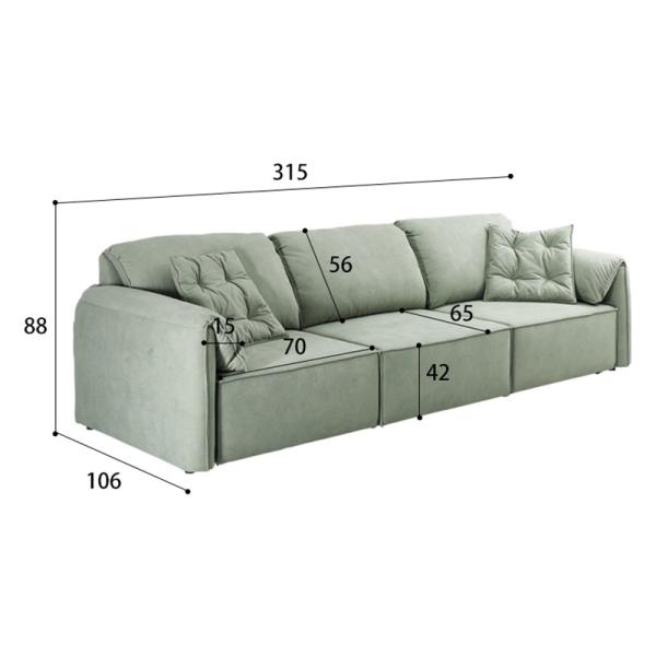 BN Technology Velvet Sofa Electric Recliner Nordic Italian Living Room Elephant Ear Extension Functional Sofa
