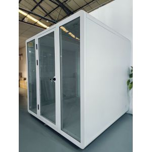 Steel Structure Soundproof Portable Booth Customized Modern Office Pods