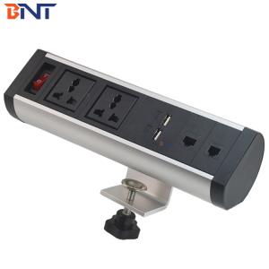 Conference Room Table Electrical Outlets With Double Universal Power Sockets