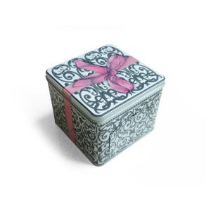Quality Promotional Gift Metal Square Tin Box For Cookie And Biscuit Cake Storage for sale