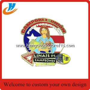 Captain America badge,US flag metal badge metal crafts custom