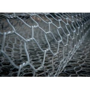 Grey Colour Pvc Coated Soil Water Conservation Woven Gabion Baskets