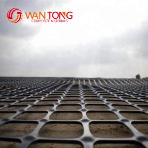 PP Plastic Net Biaxial Geogrid for Mining Reinforcement Width 1-6m MESH SIZE 12