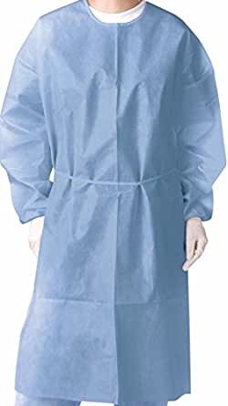 Buy Elastic Cuff Disposable Dressing Gowns Excellent Abrasion Resistance at wholesale prices