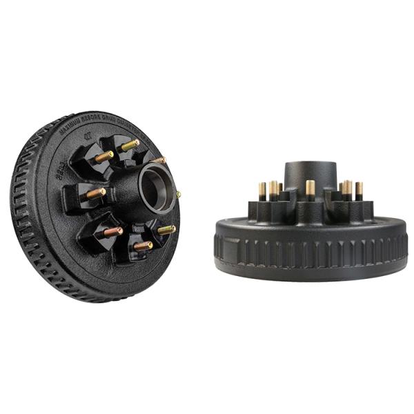 Trailer Parts 7000 lb 8 Lug 6 1/2 12 Inch Brake Drum for Durable and Trailer Braking