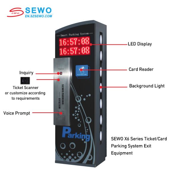SEWO-X6 Automatic Barrier Gate with 0.4 s Open/Close Time and RS-232 Interface for Vehicle Access Control System