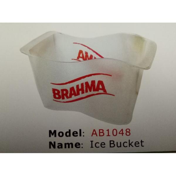 FBAB1017 For wholesales eco-friendly pp plastic ice bucket with printing logo on